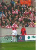 Rory Delap signed 12x8 colour photo.Good condition. All autographs come with a Certificate of