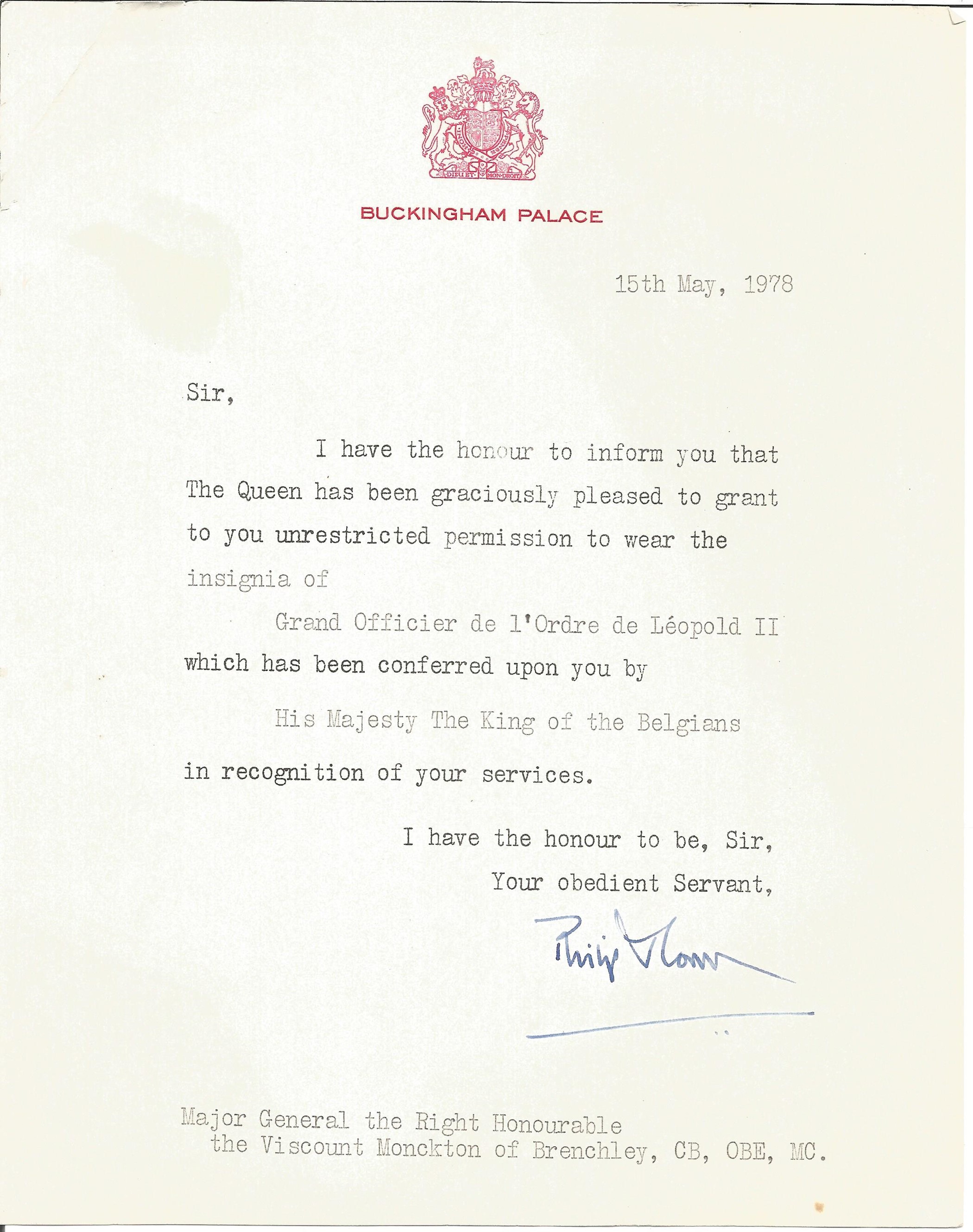 Queen Elizabeth II secretary letters. 3 included.Good condition. All autographs come with a