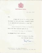 Queen Elizabeth II secretary letters. 3 included.Good condition. All autographs come with a