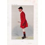 Vanity Fair print. Titled Cottesmore. Dated 5/12/1906. Evan Hanbury. Approx size 14x12.Good