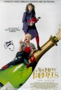 Absolutely Fabulous, Joanna Lumley signed 18x12 colour promo photograph for the 2016 comedy film