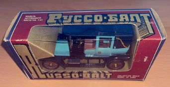 WW2 Russo. Balt Russian Retro Car. Made with Metal/Plastic. Scale 1:43. Original unopened packaging.