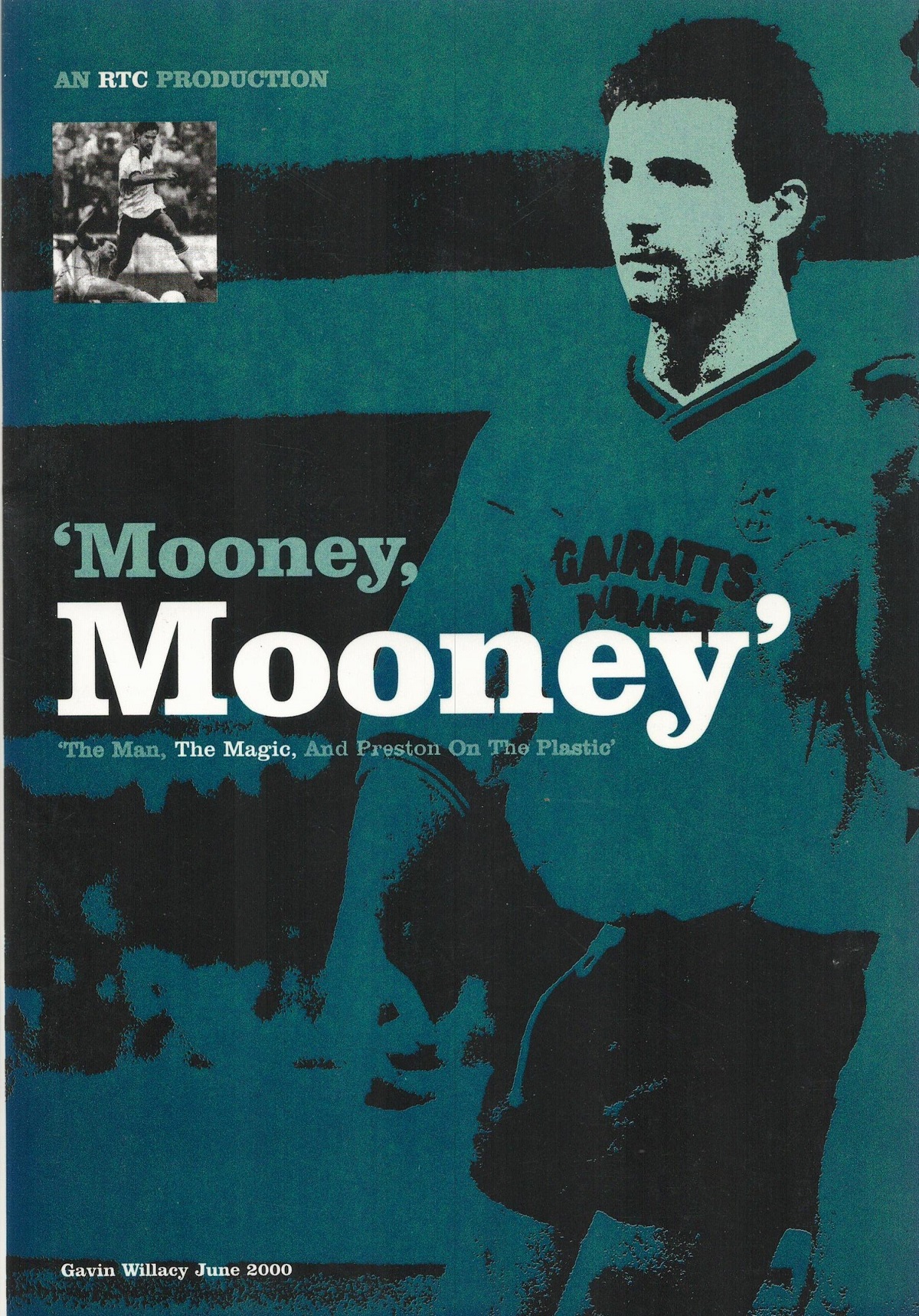 Brian Mooney Signed Book Mooney, Mooney The Man, The Magic, And Preston on the Plastic Softback Book