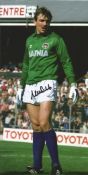 Football Neville Southall 12x6 Signed Colour Photo Pictured In Action For Everton. Neville