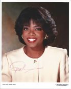 Oprah Winfrey signed 10x8 colour photo. American talk show host, television producer, actress,