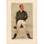 Vanity Fair print. Titled Taplow Court. Dated 20/12/1890. W H Greenfell. Approx size 14x12.Good