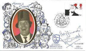 Ken Dodd signed Heroes of Comedy FDC.Good condition. All autographs come with a Certificate of