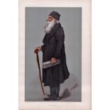 Vanity Fair print. Titled War and Peace. Dated 24/10/1901. Tolstoy. Approx size 14x12.Good