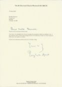 Politics, The Rt Hon. the Lord Hurd of Westwell/ Douglas Hurd TLS dated 17th March 2009. This letter
