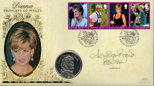 Jennie Bond signed Diana Princess of Wales commemorative Benham coin cover. This beautiful cover