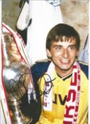 Alan Smith signed 12x8 colour photo.Good condition. All autographs come with a Certificate of