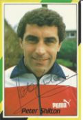 Peter Shilton Signed Photo Card Black And White 4.5 X 3 Inch. Peter Leslie Shilton OBE is an English