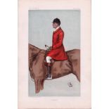 Vanity Fair print. Titled Cattistock. Dated 30/3/1899. John Hargreaves. Approx size 14x12.Good