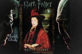 Harry Potter, Melita Clarke signed 10x8 colour promo photograph picturing Clarke as she plays a