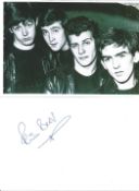 Pete Best, The Beatles signature piece featuring a 6x5 black and white photograph of the popular