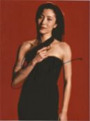 Michelle Yeo signed 10x8 photo from the James Bond film Tomorrow Never Dies .Good condition. All