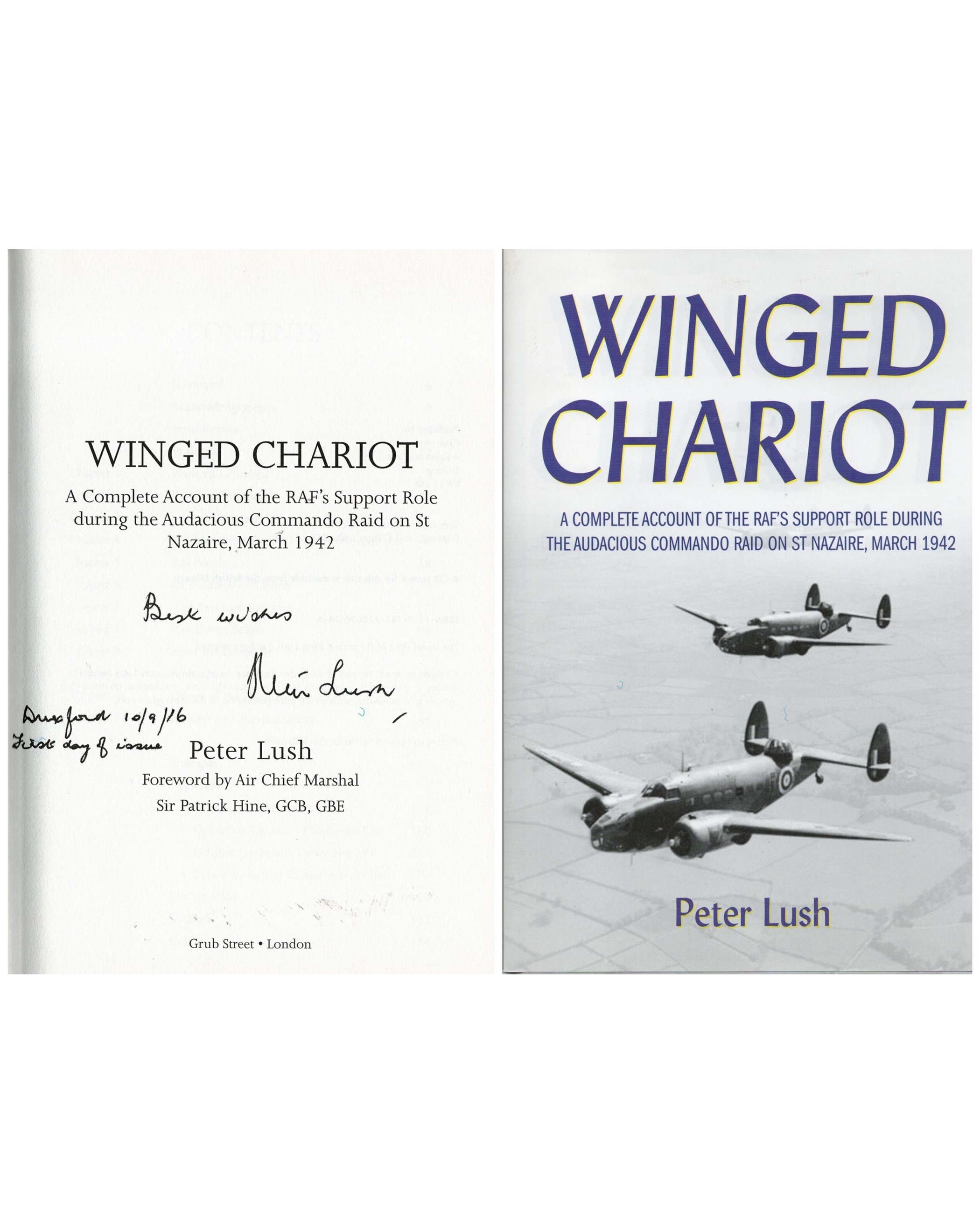Peter Lush. Winged Chariot. A Complete Account Of The RAF S Support Role During The Audacious