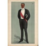 Vanity Fair print. Titled Khartoum. Dated 23/2/1899. Lord Kitchener. Approx size 14x12.Good