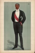 Vanity Fair print. Titled Khartoum. Dated 23/2/1899. Lord Kitchener. Approx size 14x12.Good
