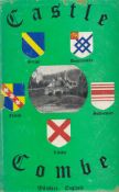 E J Cruse Signed Book Castle Combe by E J Cruse 1965 Hardback Book First Edition Signed by E L Cruse