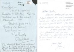 WW2 Two Letters. First Letter is Addressed to Colin Smith, signed by John Keatings. Letter Two is to