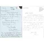 WW2 Two Letters. First Letter is Addressed to Colin Smith, signed by John Keatings. Letter Two is to