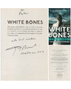 Graham Masterton signed White Bones paperback book. Signed on inside title page. Dedicated.