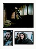 Kit Harrington 16x12 overall Game of Throne mounted signature piece includes a signed colour photo