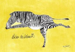 Brian Wildsmith signed Zebra 6x4 postcard. (22 January 1930 - 31 August 2016) was a British