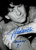 Roman Polanski signed 7x5 black and white. Polish-French film director, producer, screenwriter,