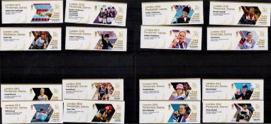 34 x Paralympic Games London 2012 Gold Medal Winner 1st Class Stamps, Individual Miniature Stamp