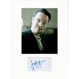 Jack Huston 16x12 overall Boardwalk Empire mounted signature piece includes a signed album page