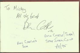 Jazz autograph album full of music stars signatures from the 90s decade including Bass, Saxophone,