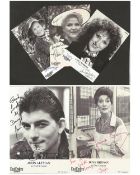 EastEnders collection of 14 signed 6x4 promo black and white photographs featuring stars from the