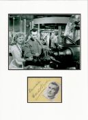 Walter Pidgeon 16x12 overall Forbidden Planet mounted signature piece includes signed album page and