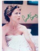 Anette Bening signed 10x8 colour photo. American actress. Good condition. All autographs come with a