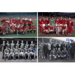 Autographed NOTTM FOREST 12 x 8 photos - Lot of 4 team / squad images to include : the 1978