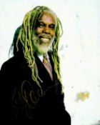 Billy Ocean signed 10x8 colour photo. Leslie Sebastian Charles, MBE (born 21 January 1950), known