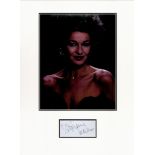 Stephanie Beacham 16x12 overall mounted signature piece includes signed album page and colour photo.