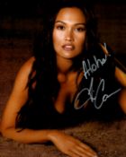 Tia Carrere signed 10x8 colour photo. Good condition. All autographs come with a Certificate of