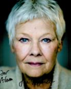 Judi Dench signed 10x8 colour photo dedicated. Dame Judith Olivia Dench, CH, DBE, FRSA (born 9