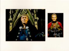 Anthony Head 16x12 overall Merlin mounted signature piece includes signed colour photo and another