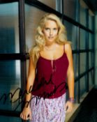 Mercedes Mcnab signed 10x8 colour photo. Canadian actress. She is known for her role as Harmony