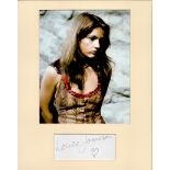 Louise Jameson 16x12 overall mounted signature piece includes a signed album page and a stunning