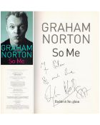 Graham Norton signed So me hardback book. Signed on inside title page. Dedicated. Irish actor,