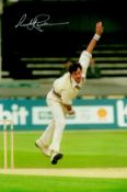 Richard Hadlee signed 12x8 colour photo superb image of the legendary New Zealand All-rounder. Sir