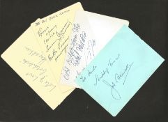 Vintage autograph album filled with signatured from the 1930s-1960s including stars such as Billy