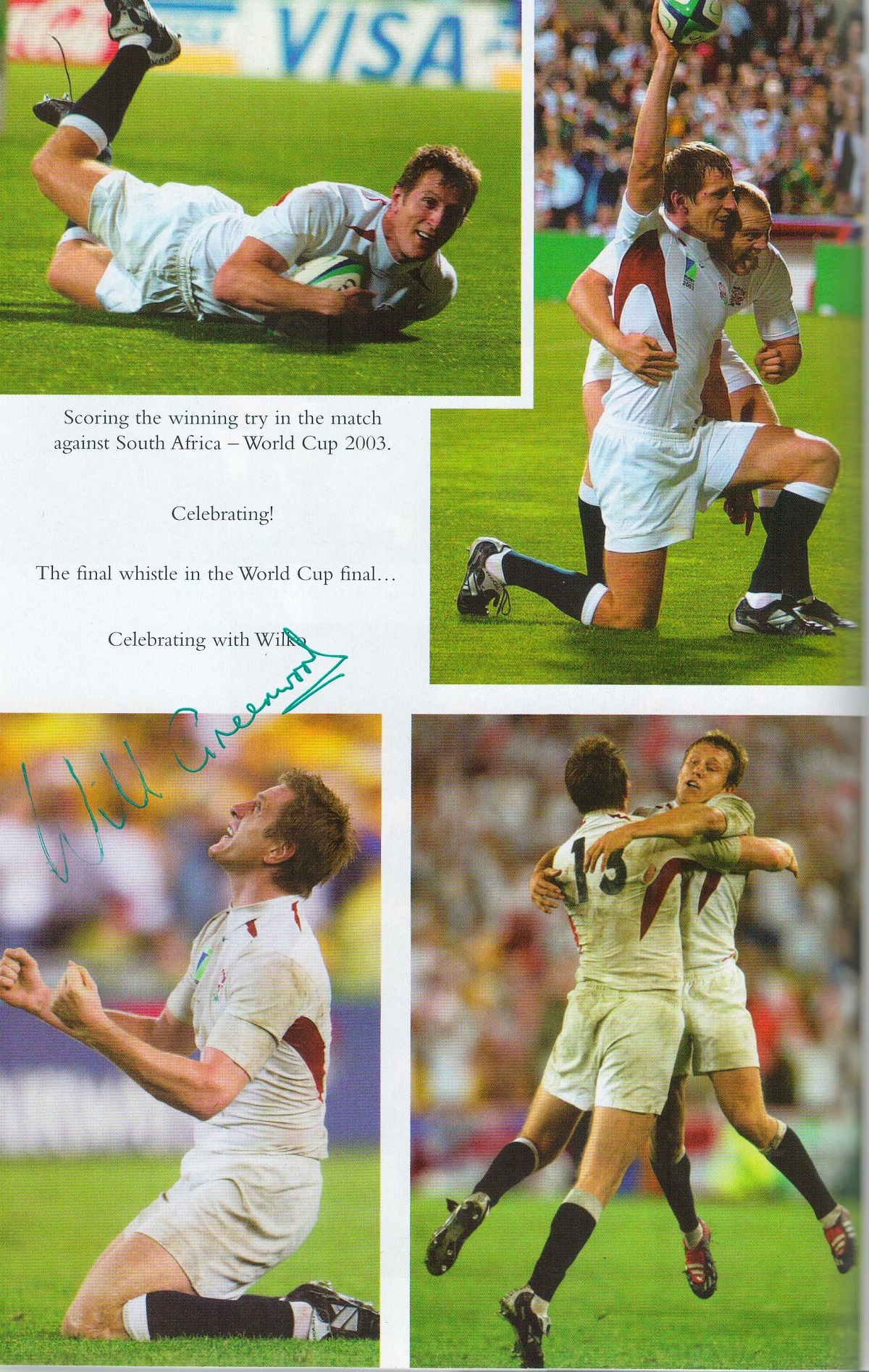 Collection of Three First Edition Autobiographies of Will Greenwood, Bobby Robson, Rio Ferdinand. - Image 8 of 10