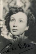 Googie Withers signed 6x4 vintage black and white photo. Georgette Lizette Withers, CBE, AO (12