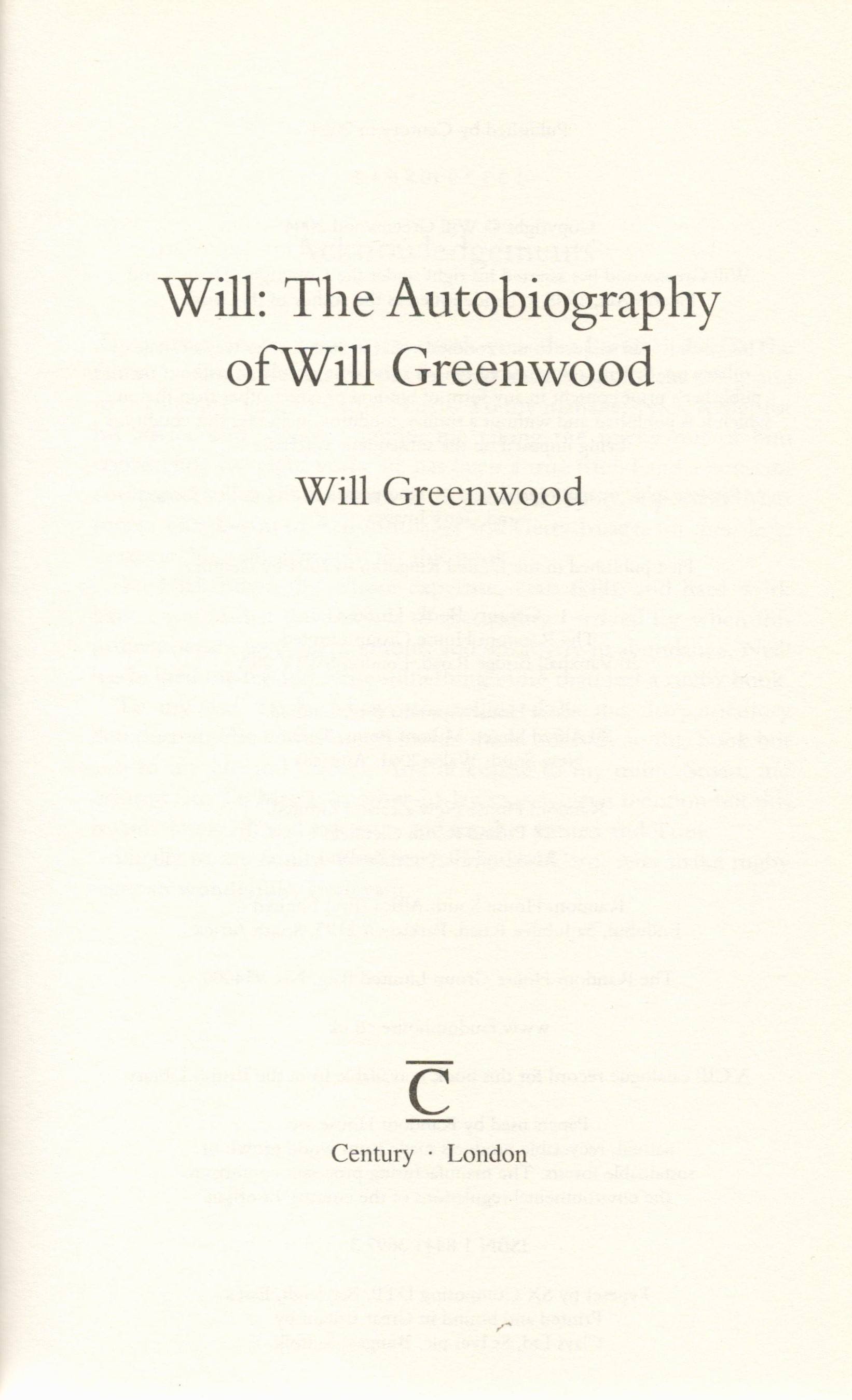 Collection of Three First Edition Autobiographies of Will Greenwood, Bobby Robson, Rio Ferdinand. - Image 6 of 10